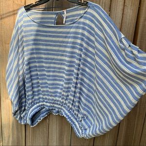 NWOT/Free people oversized stripes top/XS